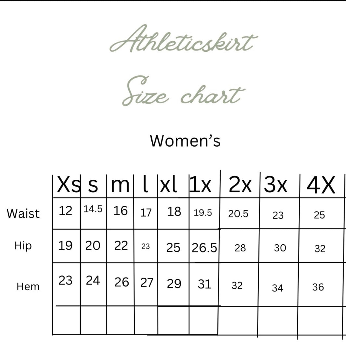 Women’s athletic skirt with leggings
