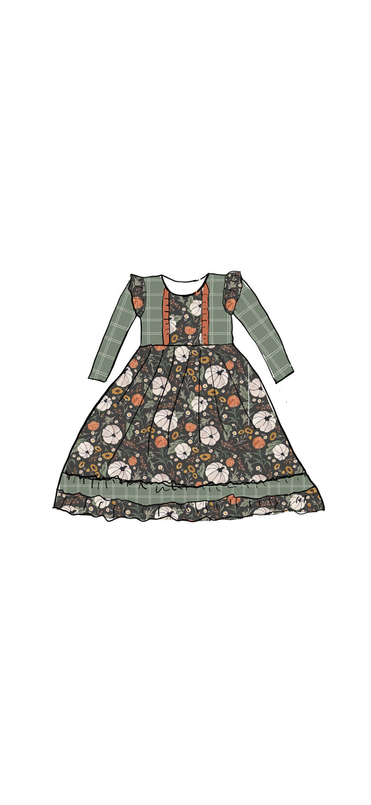 October harvest girls dress