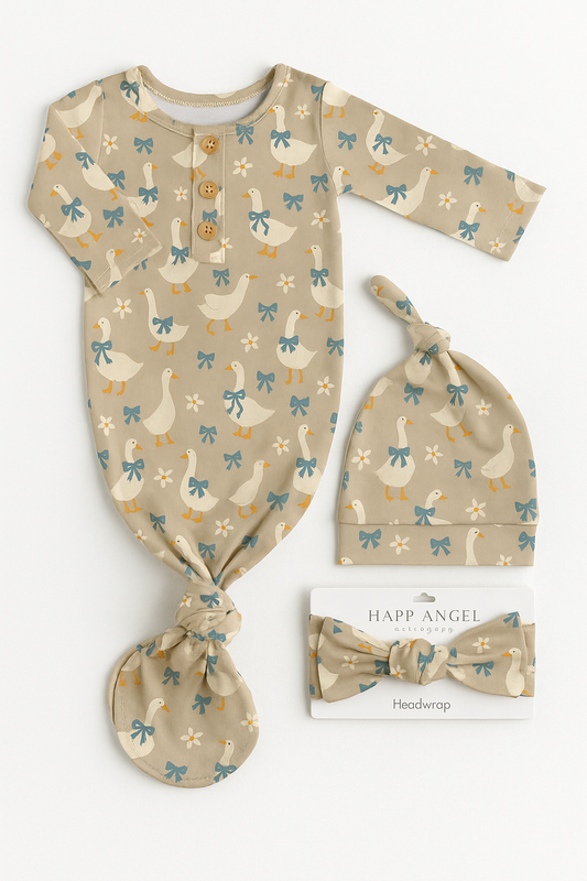 Mother goose girls gown set